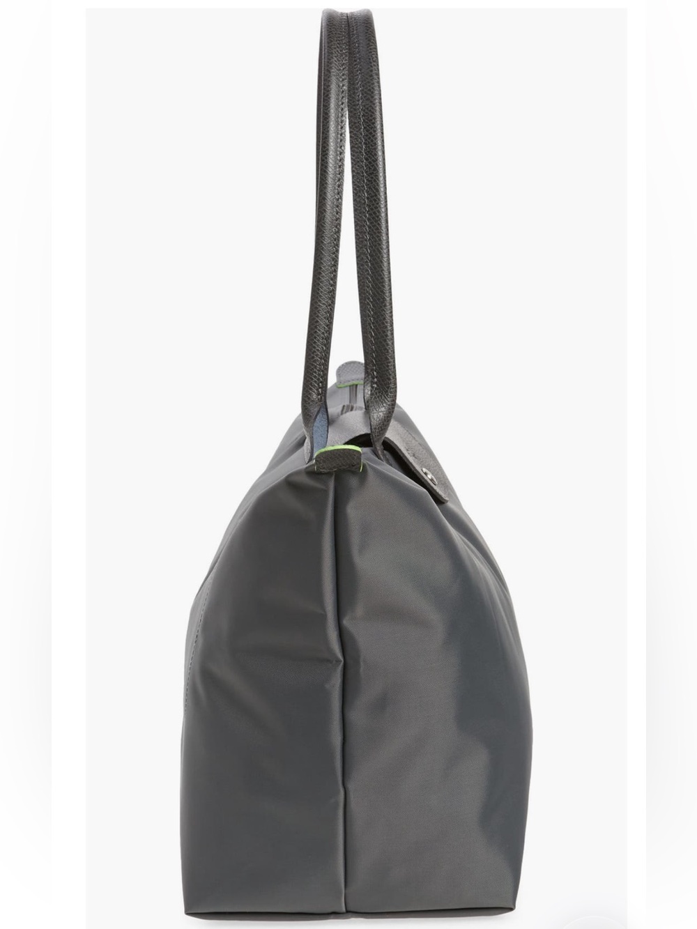 NWT Longchamp Le Pliage Green Line Large Nylon Tote Bag in Graphite - Picture 4 of 10